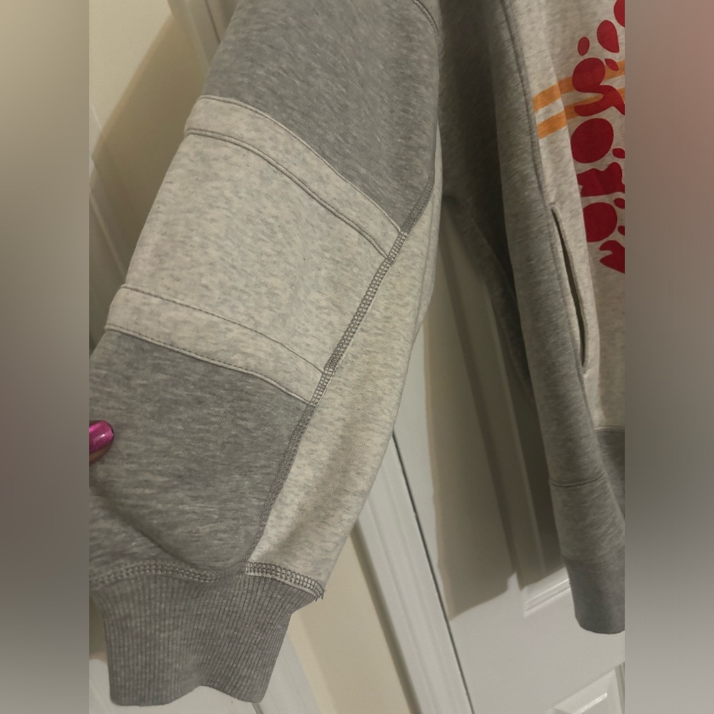 (NWOT) Free People Triple Threat Logo Hoodie - Picture 9 of 14